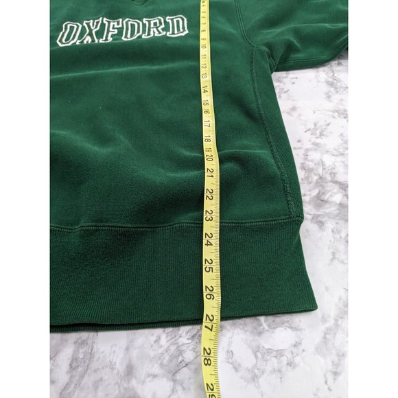 Vintage Oxford University Size Large L Sweatshirt Green Screen Stars - Picture 9 of 11